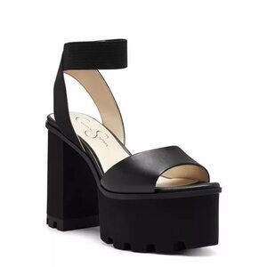 Jessica Simpson Skylir Ankle Strap Lug Sole Platform Sandals